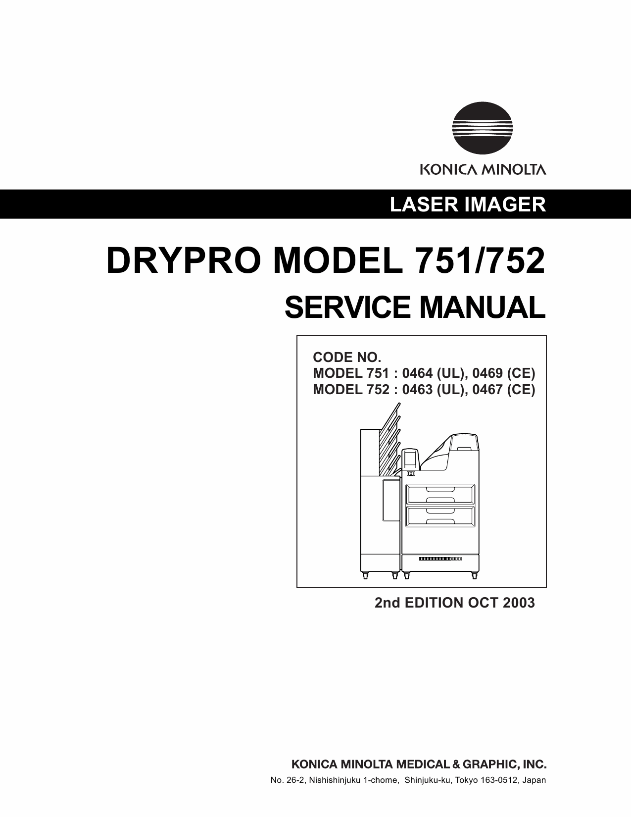 Konica-Minolta Options DR-751 DR-752 Service Manual-1